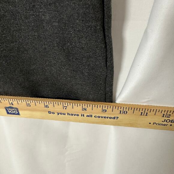 Quince Ultra-Stretch Ponte Straight Pants Gray L Inseam 30 Comfy Business Casual - Picture 9 of 9